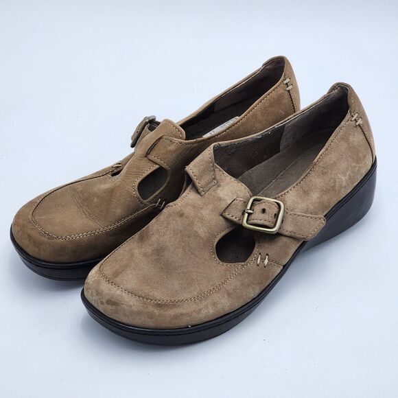 Easy Spirit Davan Mary Jane Buckle Wedges Shoes Size 8.5 - Picture 3 of 9